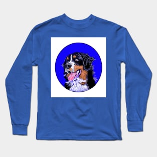 BERNER DOG ROYAL BLUE Long Sleeve T-Shirt